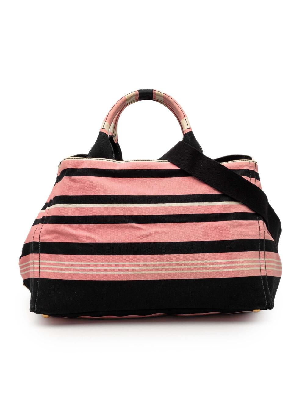 Prada Canapa Convertible Tote Canvas #327024P71B